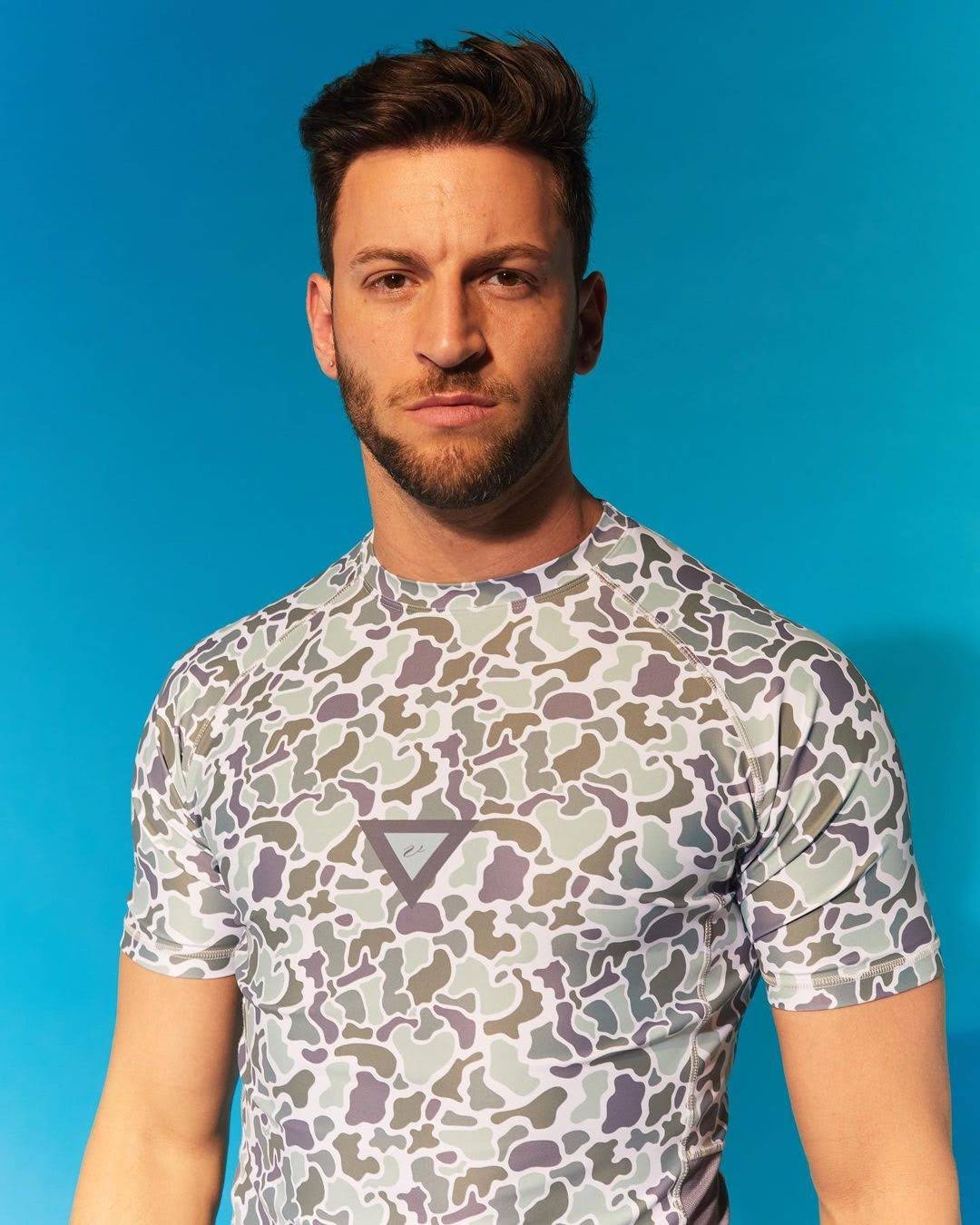 2023 Camo series “Frog” short sleeves rash guard
