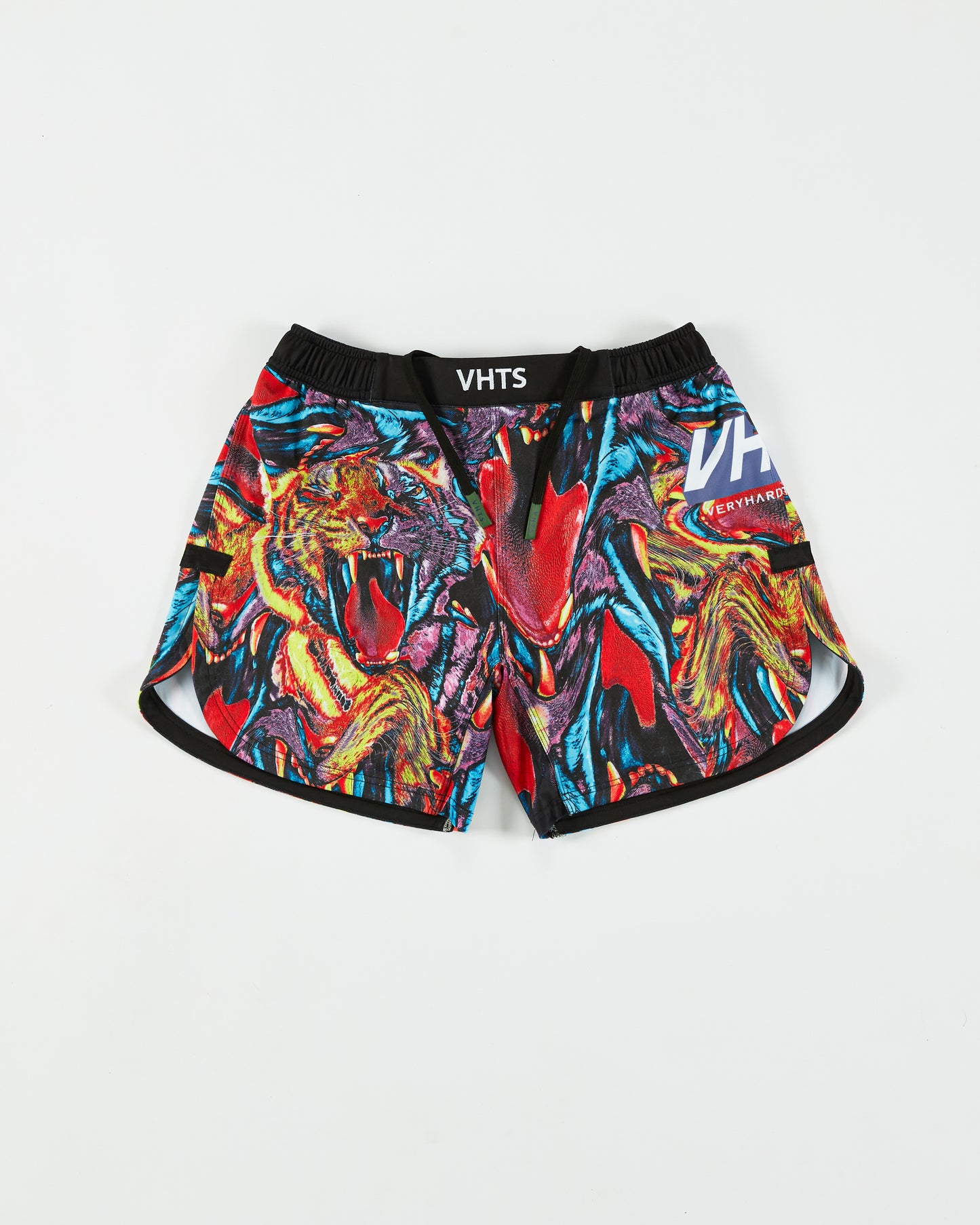 Trippy Tiger series 2023 Combat shorts Black