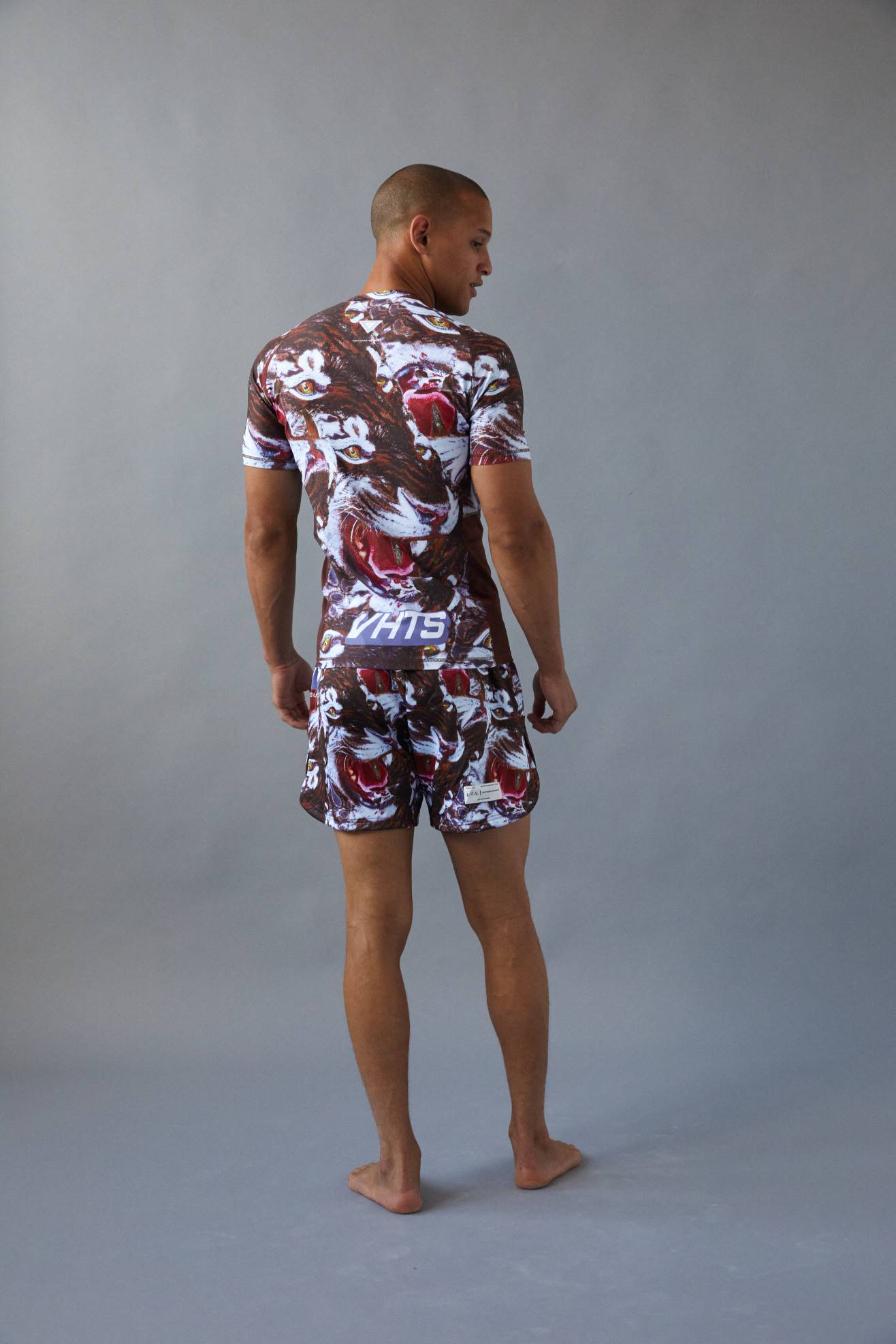 Trippy Tiger series 2023 Combat shorts Brown