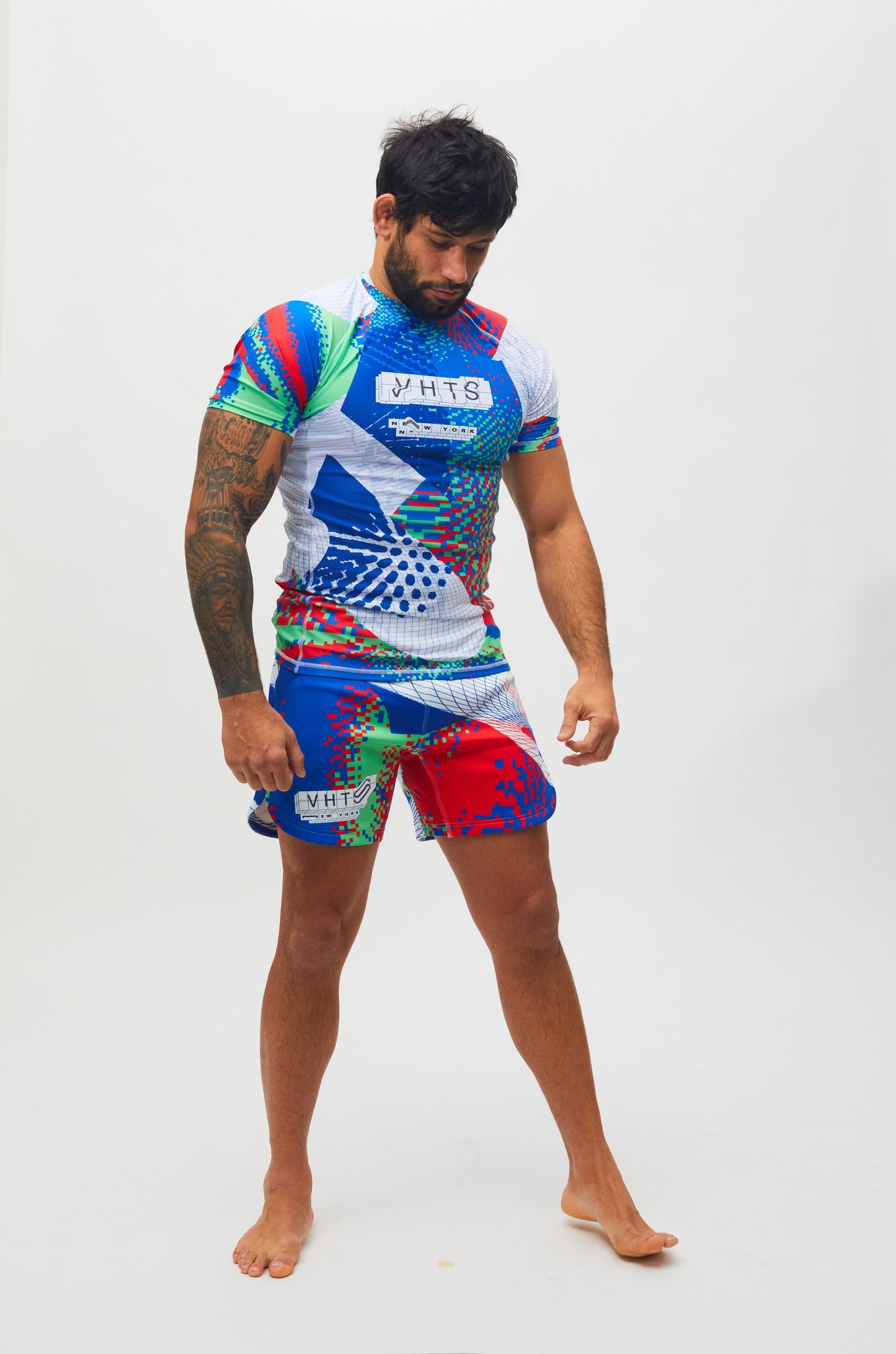 J. Demsky x VHTS collaboration Combat shorts