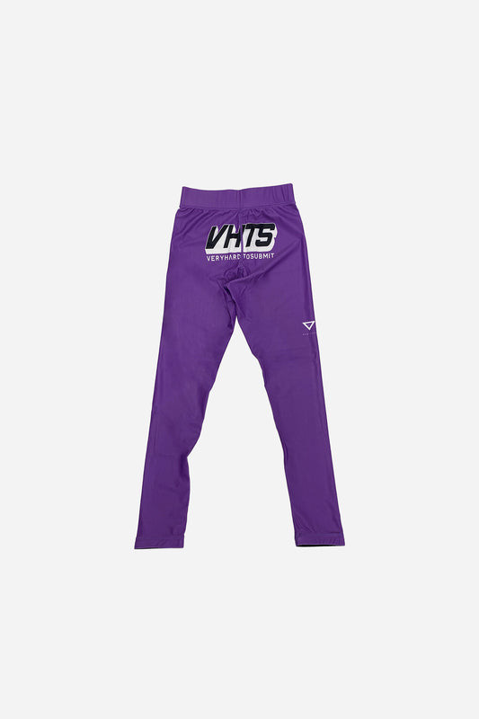 2020 Spats Purple 220 GSM Polyester 80% x lycra 20% grip rubber band inside of end sleeve vhts europe