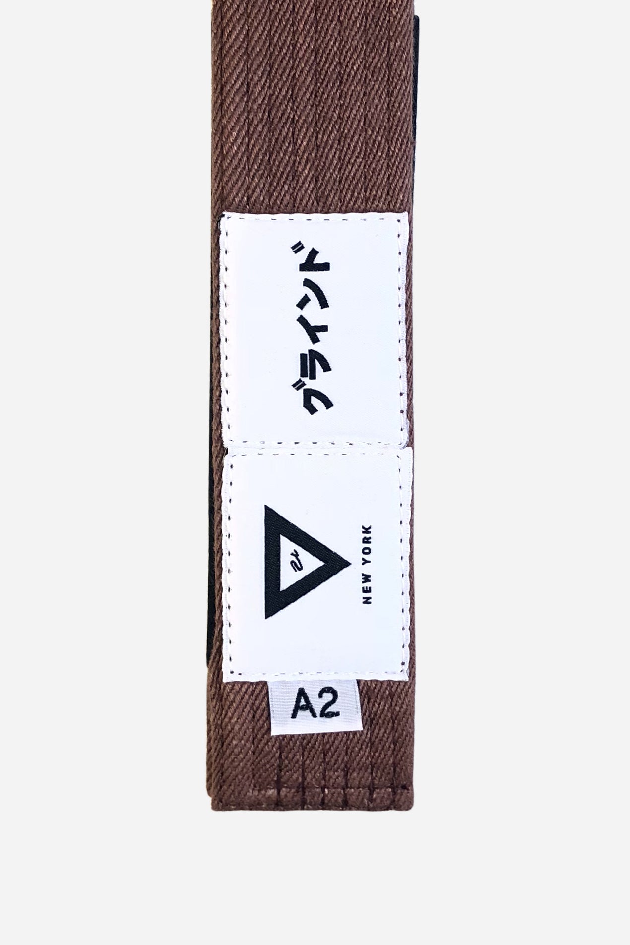 brazilian jiu jitsu brown HEMP BELT vhtseurope vhtsny 11OZ 100% Hemp Twill Fabric Two Layers Of High-density Cotton Supporting Inner Core Of The Belt 8 Rows Stitching Belt Width: 1-5/8" Belt Thickness: 1/4" Grading Bar Length: 5-1/4"