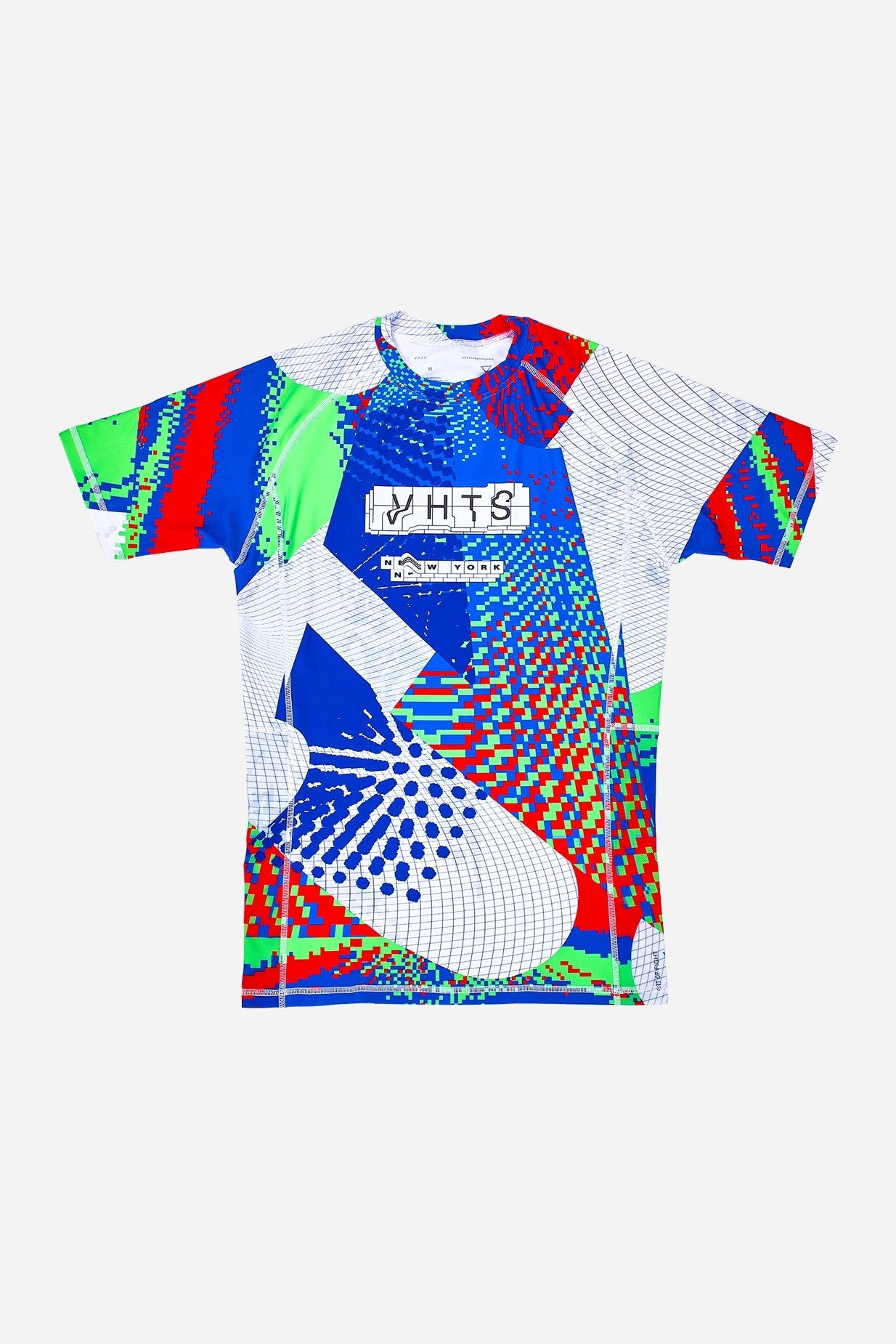 J. Demsky x VHTS collaboration short sleeves rash guard