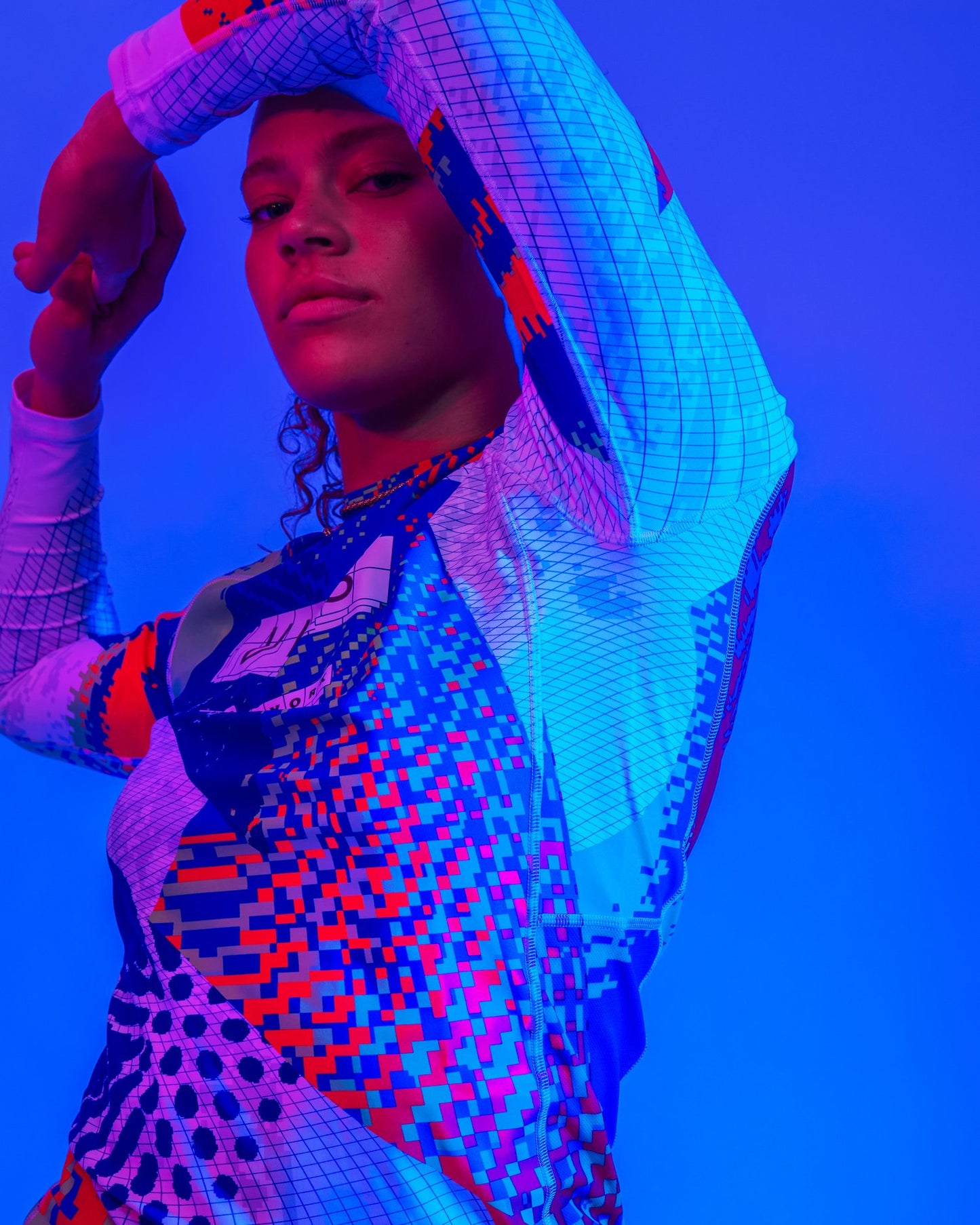 J. Demsky x VHTS collaboration long sleeves rash guard