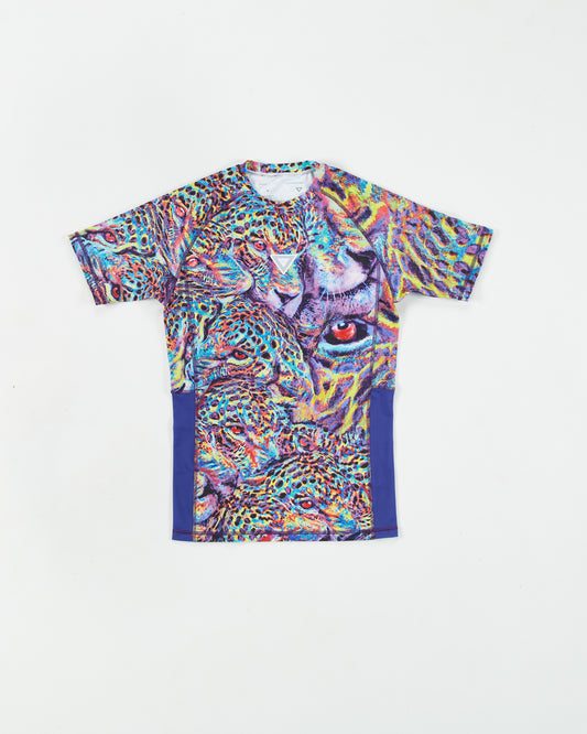 Trippy Tiger series 2023 rash guard Purple