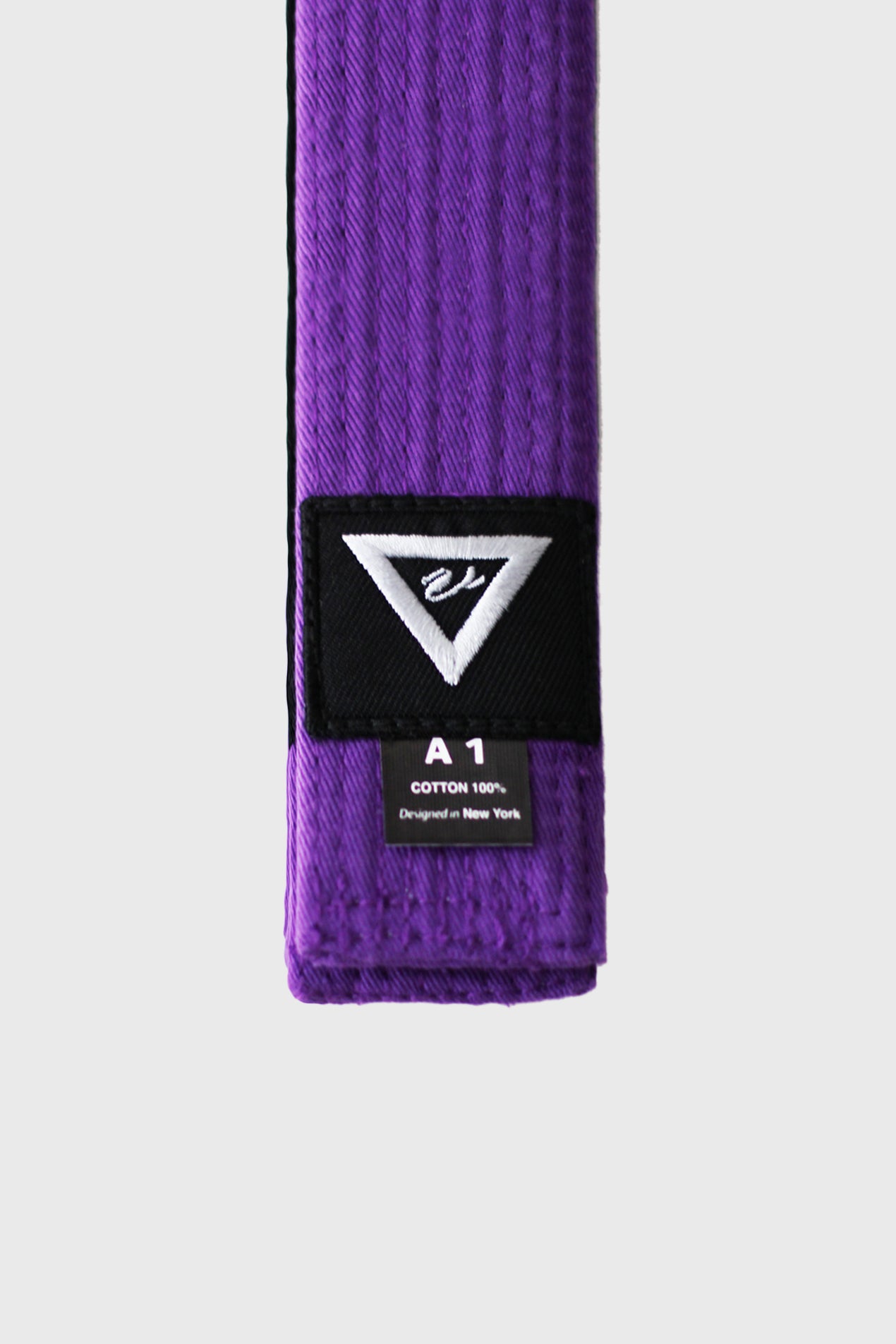 PREMIUM COTTON BELT Purple 100% Cotton Double Weave Core Durable Embroidered VHTS Logo Label 10 Stitching Line vhts europe